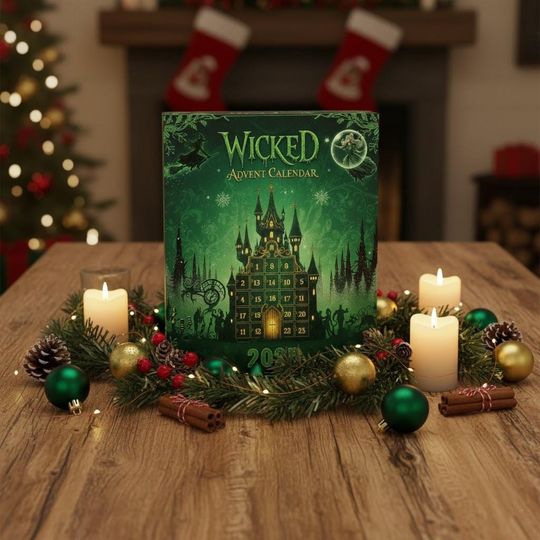 Discover Wicked Advent Calendar Box With Arcylic Ornaments, Wicked Christmas Box Gift, Christmas Countdown Box, Christmas 2025 Gift
