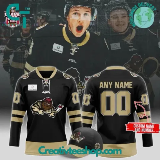 Discover Lumberjacks Clark Cup 2025 Personalized Hockey Jersey Gift For Christmas