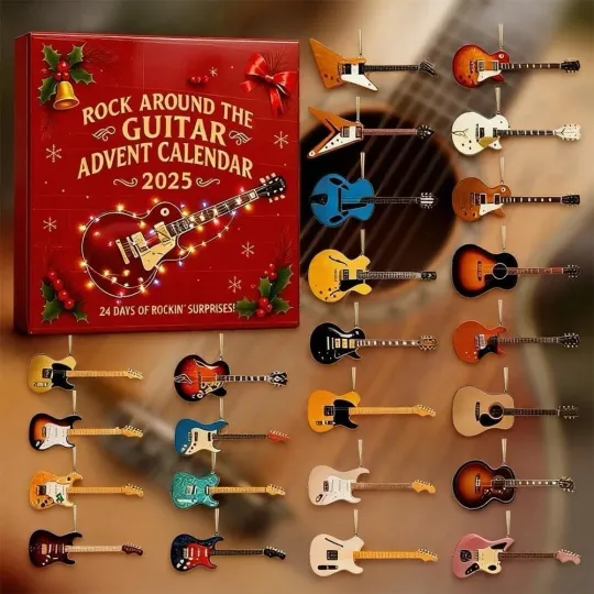 Discover 2025 Guitar Rock Advent Calendar 24 Days Christmas Countdown Xmas Gift