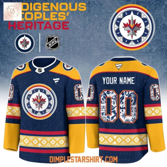Discover Personalize Winnipeg Jets Indigenous Peoples’ Heritage 2025 Shirt Men's Fan Gear
