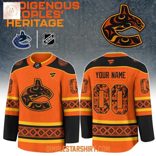 Discover Personalized Vancouver Canucks Indigenous Peoples’ Heritage Shirt Men's Fan Gear