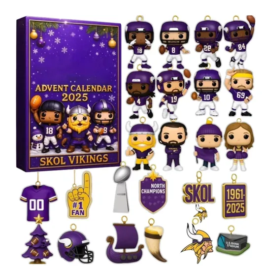 Discover Countdown Calendar Acrylic Festive 2D Decor 24 Days football Countdown Set For Party