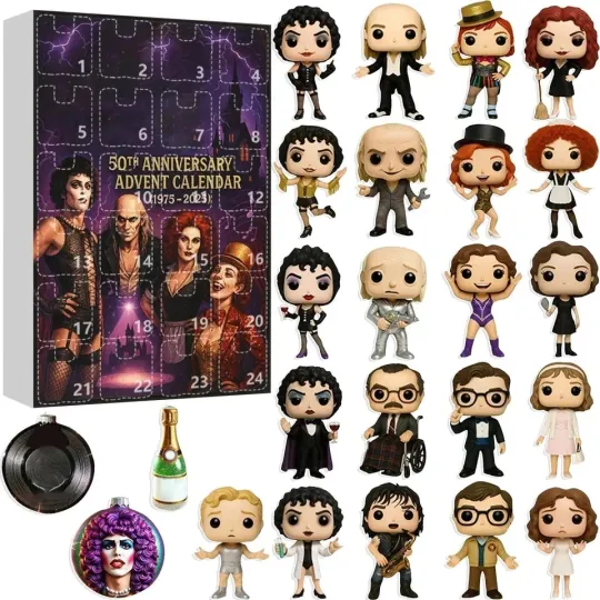 2025 The Rocky Horror Picture Show Advent Calendar Gift 24 x Christmas Countdown