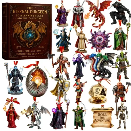 Discover The Eternal Dungeon 50Th Anniversary Advent Calendar 2025