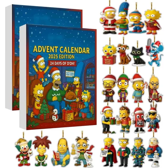 The Simpsons Cartoon Movie Advent Calendar