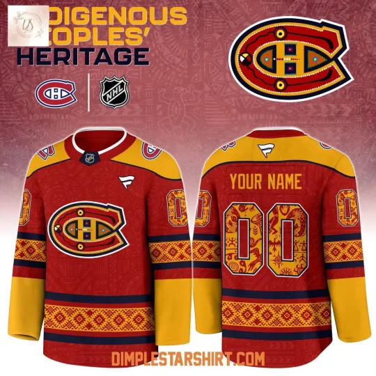 Discover Personalized Montreal Canadiens Indigenous Peoples’ Heritage 2025 Shirt Men's