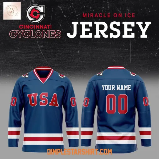 Discover Personalized Cincinnati Cyclones Our Latest US 2025 Hockey Shirt Men's Fan Gear