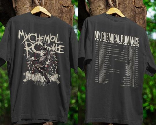 My Chemical Romance The Black Parade Tour 2026 Shirt, MCR Emo Rock Band Tee