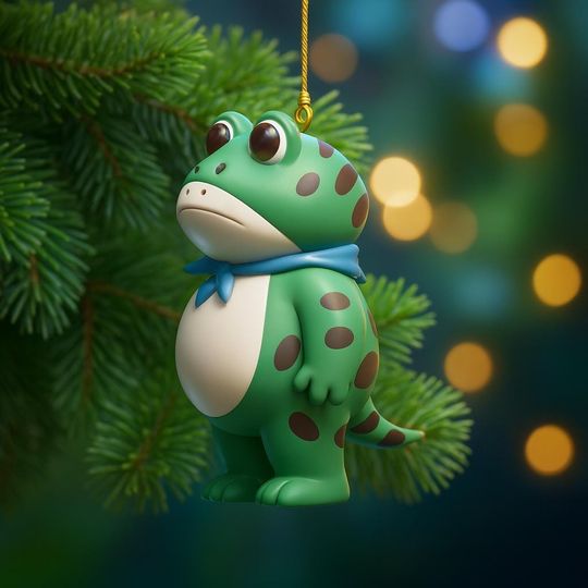 Discover Political Frog Acrylic Ornament: Funny Liberal Gift