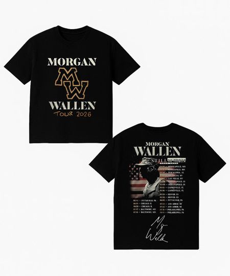 Discover Wallen still the problem tour 2026 front and back t-shirt
