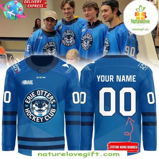 Discover Personalized Erie Otters Hockey Shirt Men's Fan Gear Gift Highmark Caring Place