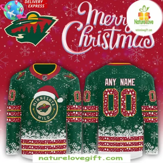 Discover Personalized Minnesota Wild Hockey Shirt Men's Fan Gear Gift Christmas 2025 Gift