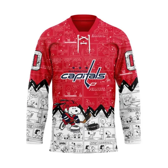 Discover Personalized Washington Capitals Special Peanuts Hockey Shirt