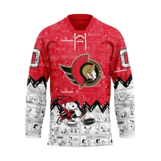 Discover Personalized Ottawa Senators Special Peanuts Hockey Shirt