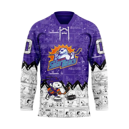 Discover Personalized Orlando Solar Bears Special Peanuts Hockey Shirt
