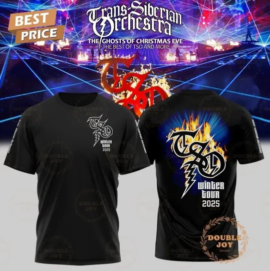 Discover Trans Siberian Orchestra 2025 3D T-Shirt