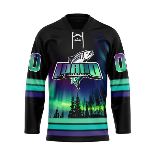 Discover Idaho Steelheads Special Design With Northern Lights Hockey Shirt