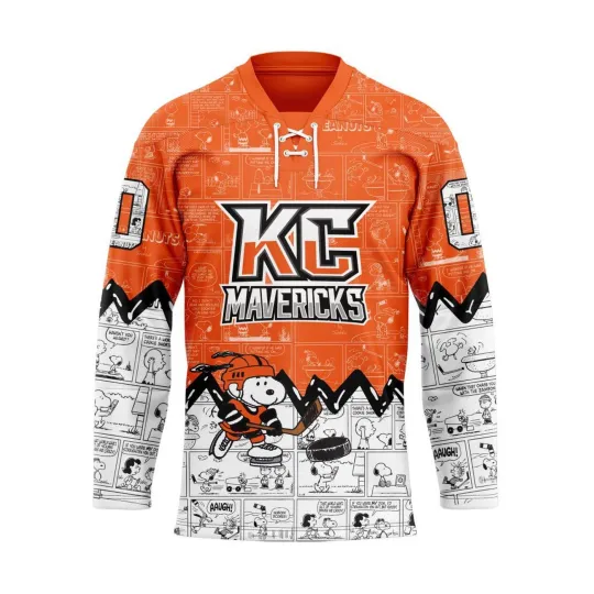 Discover Personalized Kansas City Mavericks Special Peanuts  Hockey Shirt