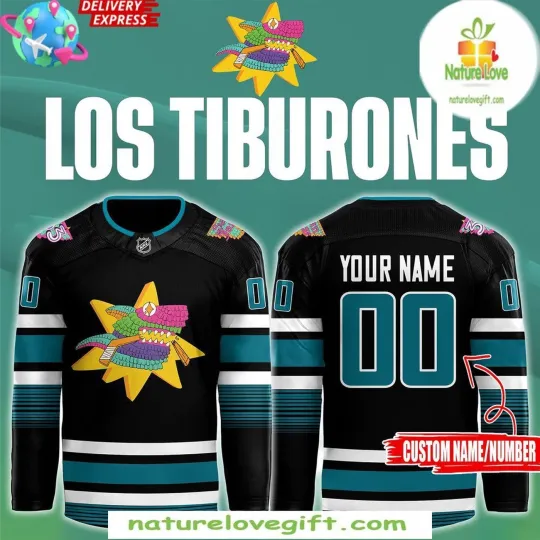 Discover Personalized San Jose Sharks Los Tiburones 2025 Hockey Shirt Men's Fan Gear Gift