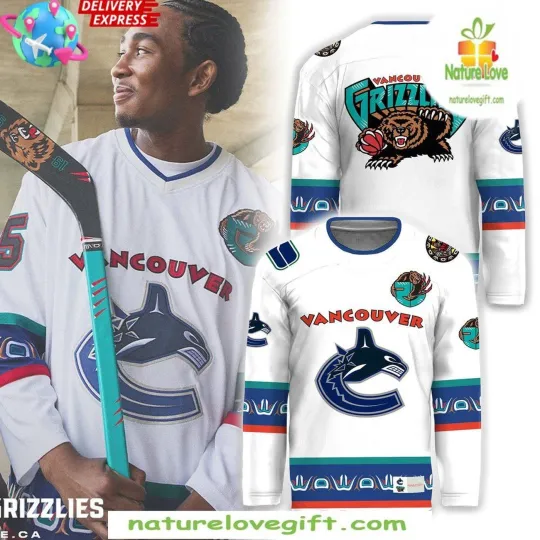 Discover Vancouver Canucks Grizzlies Orca Hockey Shirt Men's Fan Gear Gift