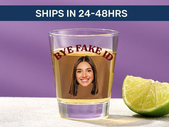 Discover Personalized 21st Birthday Shot Glass: Custom Photo Keepsake