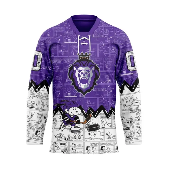 Discover Personalized Reading Royals Special Peanuts Hockey Shirt