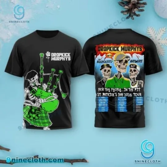 Discover Dropkick Murphys For The People In The Pit St. Patrick’s Day 2026 Shirt