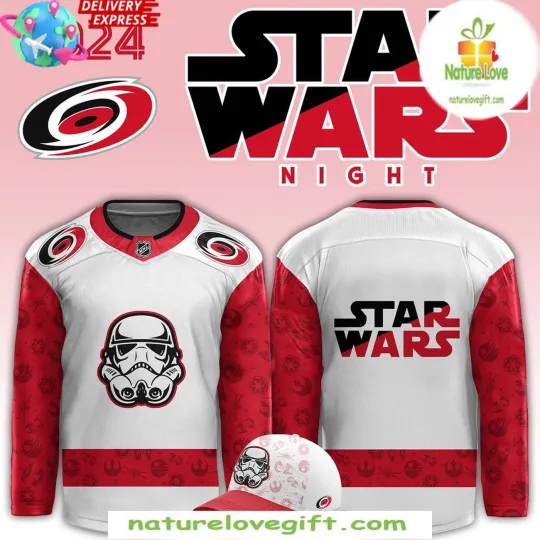 Discover Personalize Star Wars Night 2025 Carolina Hurricanes Hockey Shirt Men's Fan Gear