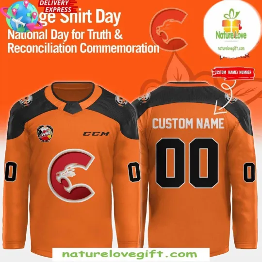 Discover Custom Prince George Cougars 2025 Truth and Reconciliation Hockey Shirt Men's
