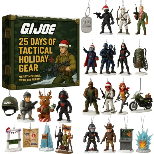 Discover Gi Joe Christmas Advent Calendar 2025 Acrylic Blind Box
