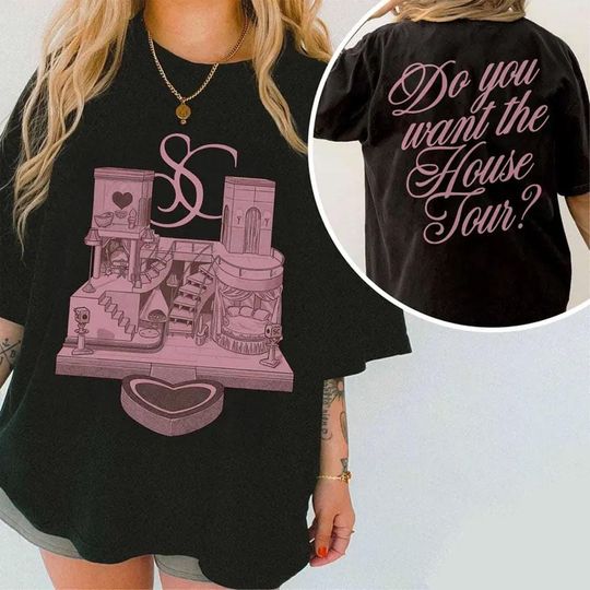 Discover House Tour Shirt, Fandom Merch Shirt, Aesthetic Oversized Fan T-shirt