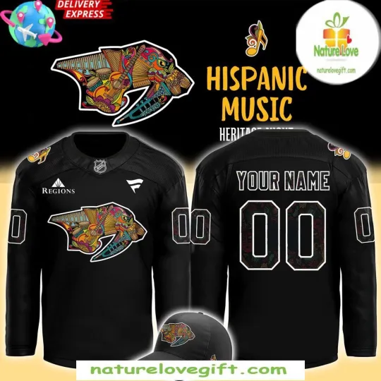 Discover Personalized Nashville Predators Hispanic Heritage Night 2025 Hockey Shirt Men's