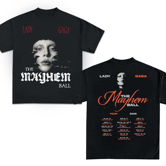 Discover Ld ga The Mayhem Ball Tour Date T-Shirt