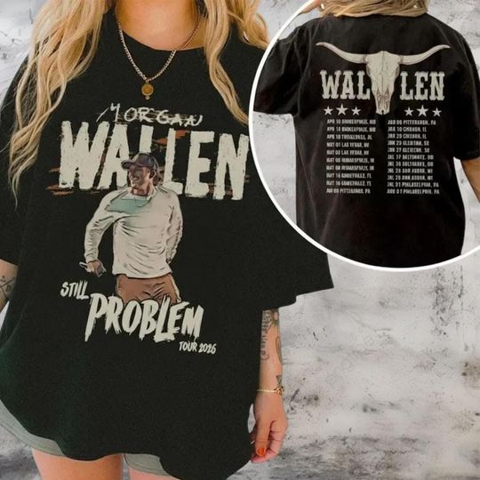 Discover Wallen Western Still The Problem Tour 2026 Shirt, Wallen Western Country Music Shirt