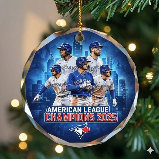 Discover Los Angeles Dodgers Glass Ornament, 2025 World Series Champions