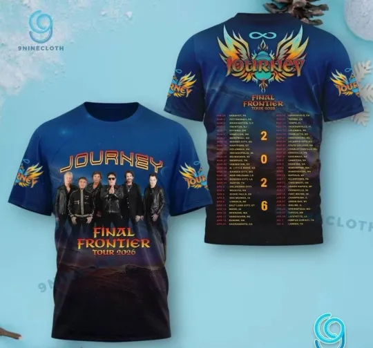 Discover Journey Final Frontier Tour 2026 All-Over Print 3D T-Shirt