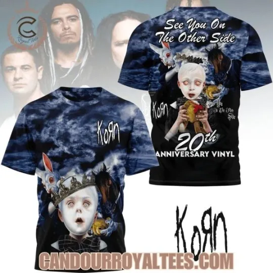 Korn See You On The Other Side 20th Anniversary Vinyl T-Shirt