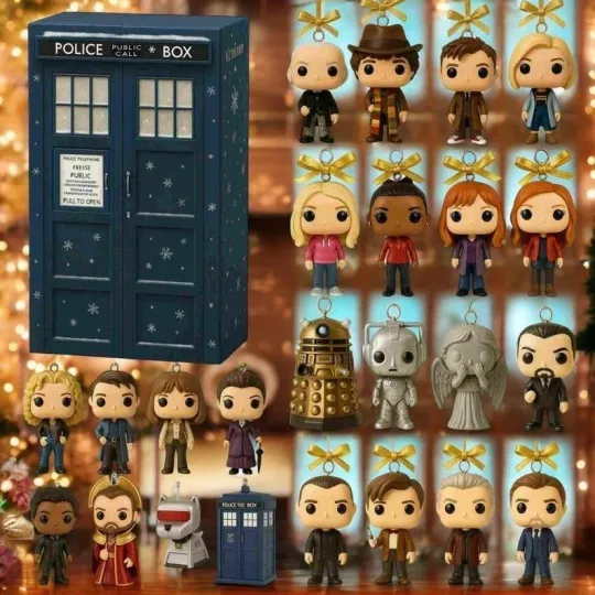 Discover D0ctor Who Advent Calendar 2025 Sci-Fi Christmas Countdown Box with Collectibles