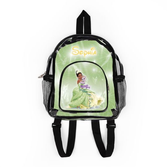 Personalized Tiana Clear Backpack
