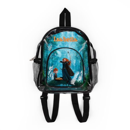 Personalized Brave Clear Backpack
