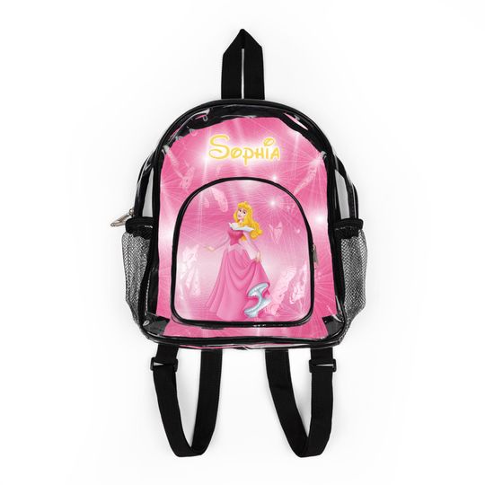 Personalized Aurora Clear Backpack