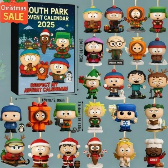 South Park Advent Calendar 2025, 24-Day Christmas Countdown
