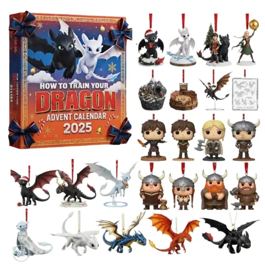 Discover How To Train Your Dragon Tootless Advent Calendar 2025, 2D Acrylic Flat