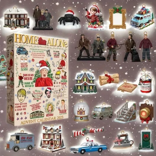 Home Alone Christmas Advent Calendar 2025, 24 Days of Mini Collectibles