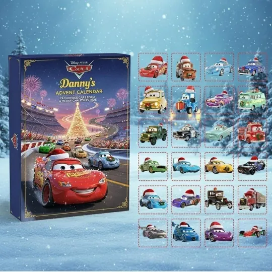 Discover Christmas Car Advent Calendar 2025, Car Lovers Gift, Holiday Vehicle Countdown