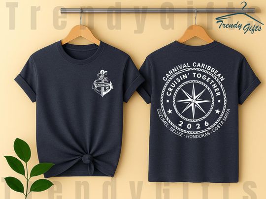 Discover Cruise Matching Shirts, Carnival Caribbean 2026 VacationTee