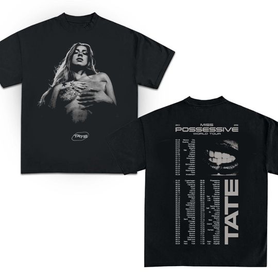 Discover Tate McRae Shirt, Vintage Tate McRae Concert Tee, T8 McRae Fan Shirt