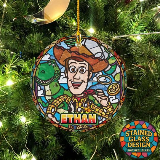 Personalized Toy Story Ceramic Ornament, Toy Story Christmas Ornament, Woody Ornament, Disneyland Ornament 2025, Christmas Gift
