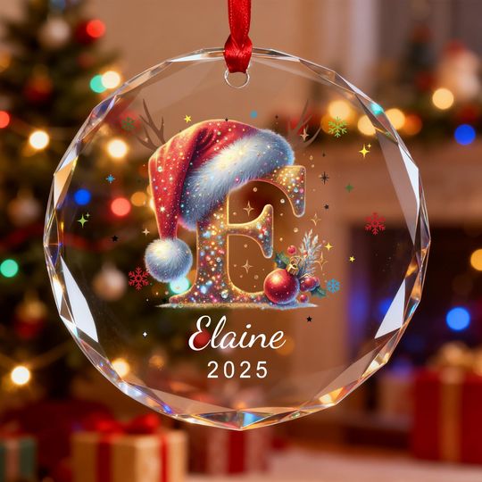 Discover Personalized Christmas Name Ornaments, Custom Santa Letter Tags, Holiday Family Gifts, Initial Ornaments 2025, Christmas Decorations