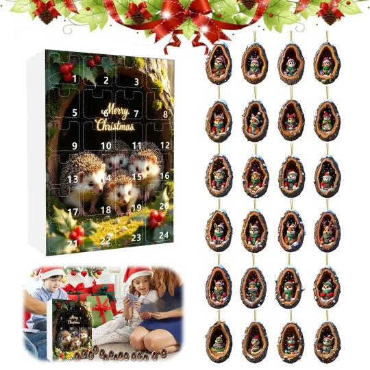 Discover Animal Christmas Countdown Advent 24-Day Xmas Surprise 2025 Advent Calendar Set